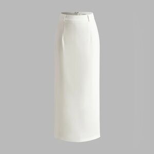 Commense Elegant Slit Back Maxi Skirt Without Belt
Size L